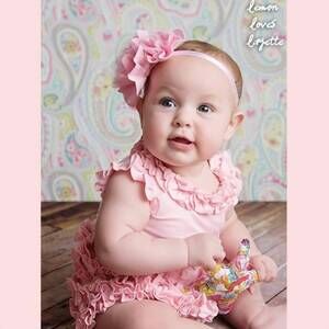 NEW LEMON LOVES LAYETTE baby girls rula romper in pink